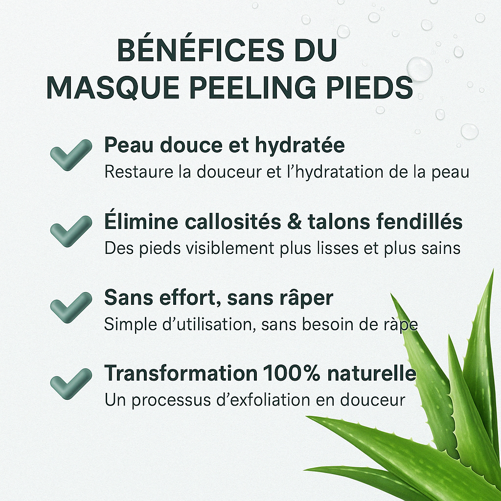 Masque Peeling pied - OXELIO
